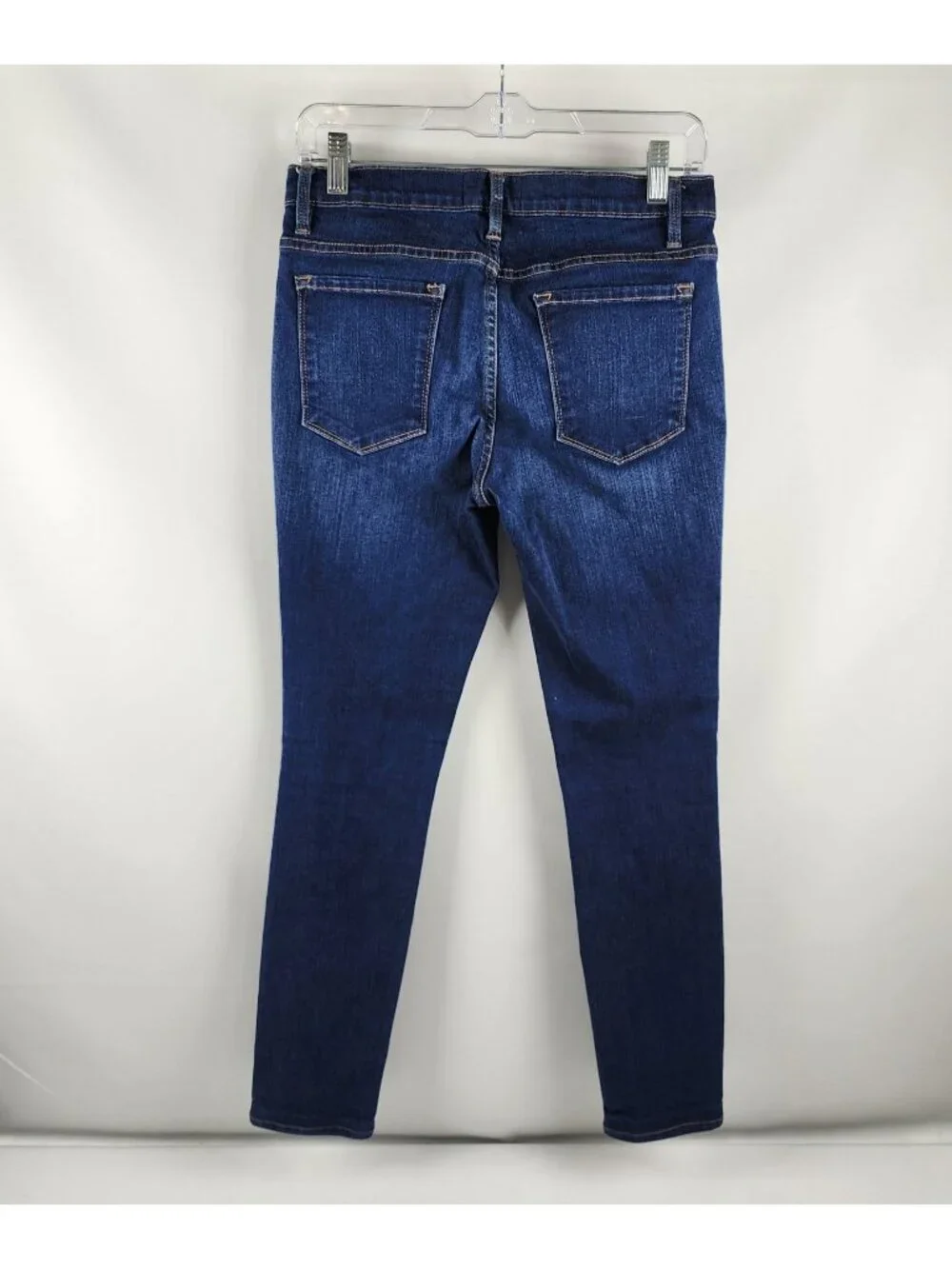Frame Pants Womens 28x29 Blue Le Skinny de Jeanne Denim USA